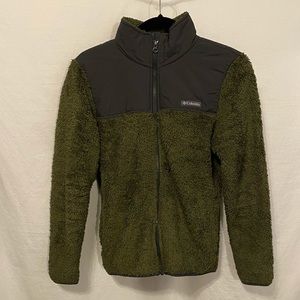 Columbia full-zip fuzzy jacket